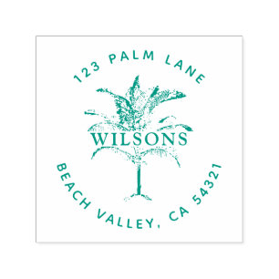 Palm Tree Self-inking Stamp