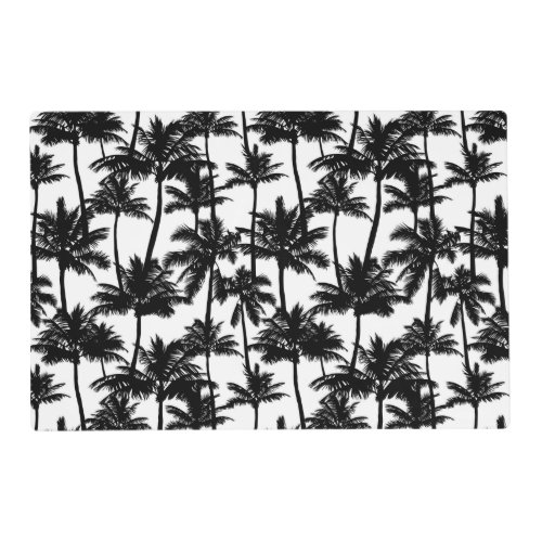 Palm Tree Shadow Pattern Placemat