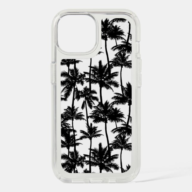 Palm Tree Shadow Pattern Speck iPhone Case (Front)