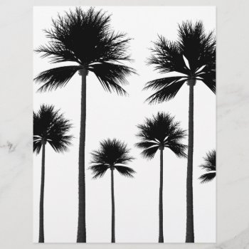 Palm Tree Silhouette by GreatDrawings at Zazzle
