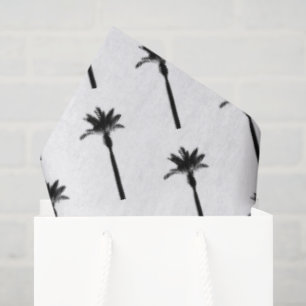 Palm Tree Silhouette Coastal Desert Tropical  Tissue Paper