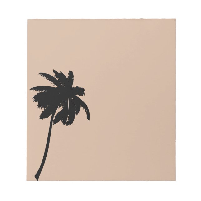 Palm Tree Silhouette Notepad (Front)