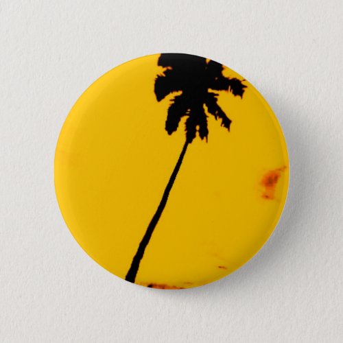 Palm Tree Silhouette Pinback Button