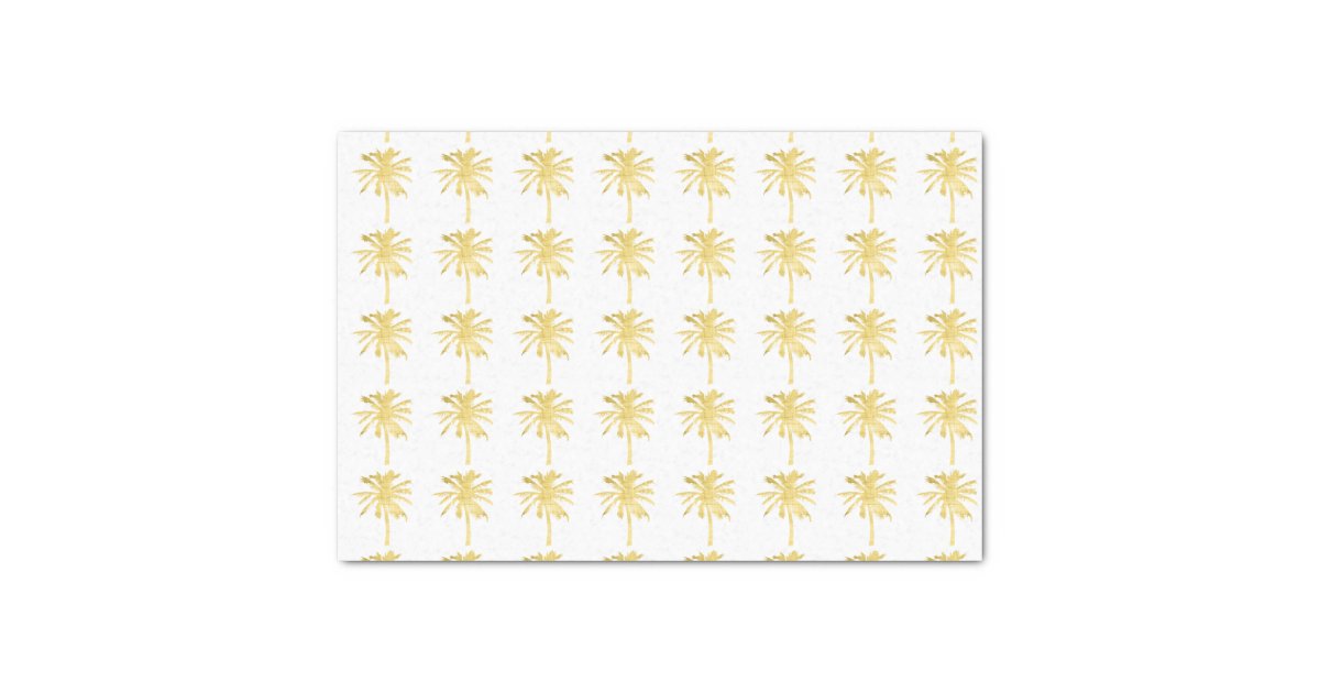 Palm Tree Silhouette Wedding Tissue Paper Zazzle