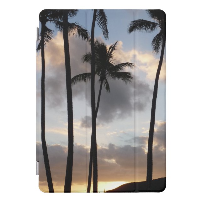 Palm Tree Silhouettes in Hawaii iPad Pro Cover (Front)