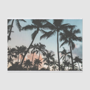 Palm Tree Silhouettes Tissue Paper