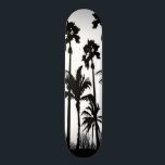 Palm Tree / Skateboard<br><div class="desc">Bring the beach with you when you surf the streets of the city! Customize this board with you favorite color background!!</div>