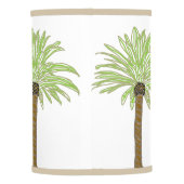 Palm Tree Sketch Lamp Shade (Back)