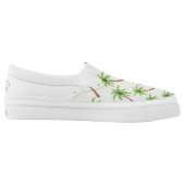 Palm Tree Slip-On Sneakers (Left Shoe Inside)