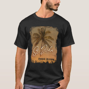 PALM TREE St John Virgin Islands T-Shirt