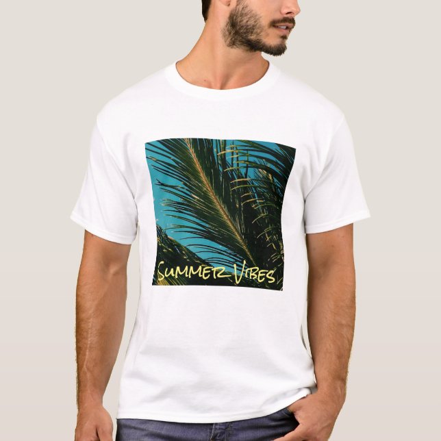 Palm Tree Summer Vibes T-Shirt (Front)