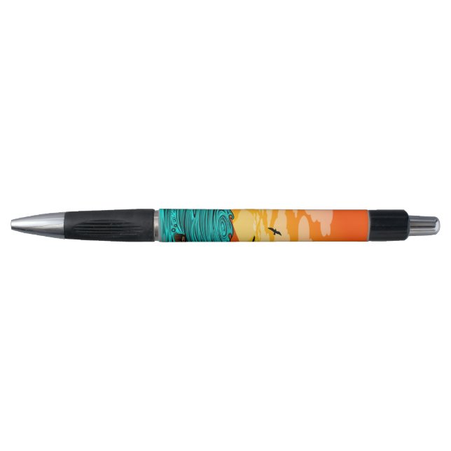 Palm Tree Sunset Pen (Front)