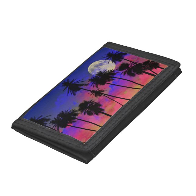 Palm Tree Sunset Wallet  (Bottom)