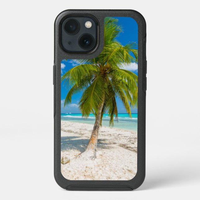 Palm Tree Tropical Beach Paradise Otterbox iPhone Case (Back)