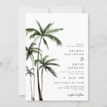 Palm Tree Tropical Island Minimal Beach Wedding In Invitation<br><div class="desc">Palm Tree Tropical Island Minimal Beach Wedding Invitation 
Message me if you need any adjustments</div>