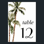 Palm Tree Tropical Island Minimal Beach Wedding  Table Number<br><div class="desc">Palm Tree Tropical Island Minimal Beach Wedding Table Number 
Message me if you need any adjustments</div>
