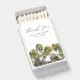 Palm Tree Tropical Wedding Favor Thank You Matches | Zazzle