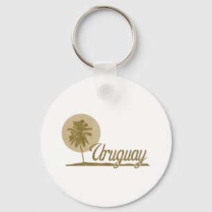 Palm Tree Uruguay Keychain