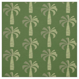 Palm Tree Vintage Hawaiian Tropical Outdoor Fabric