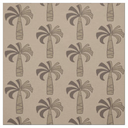 Palm Tree Vintage Hawaiian Tropical Outdoor Fabric