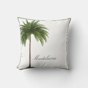 Palm Tree Vintage Tropical Elegant Personal Throw Pillow
