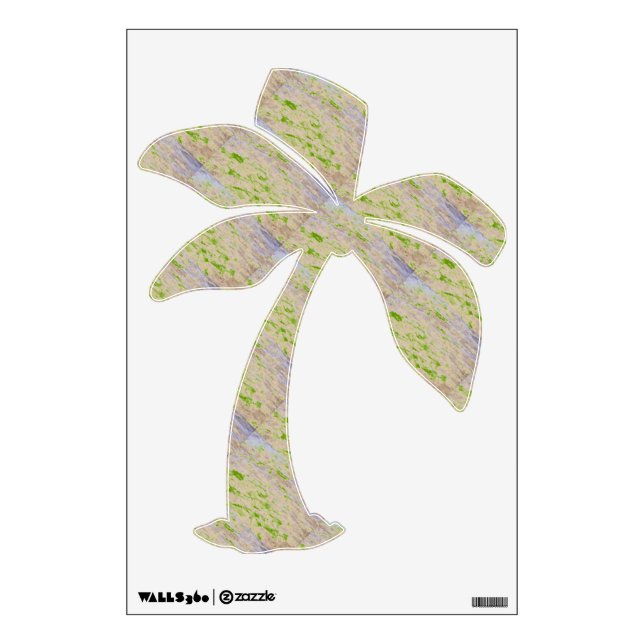 Palm Tree Wall Sticker (Front)