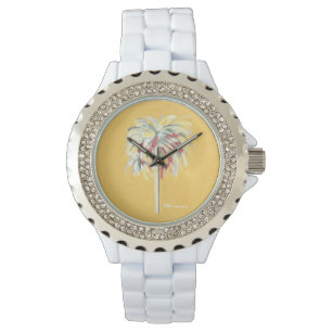 Palm Tree Watch- Yellow Watch