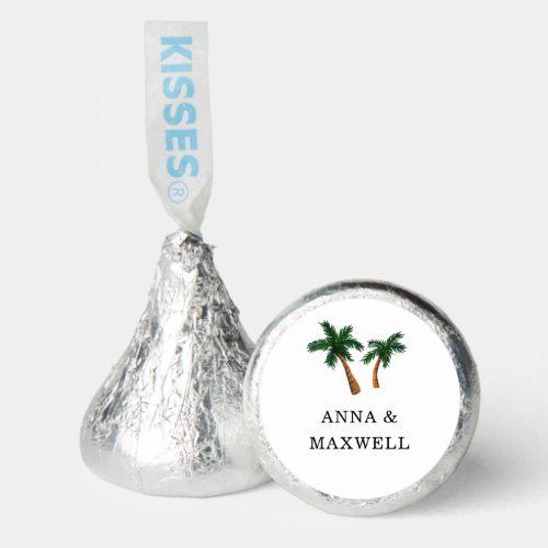 Palm Tree Wedding Hersheys Kisses