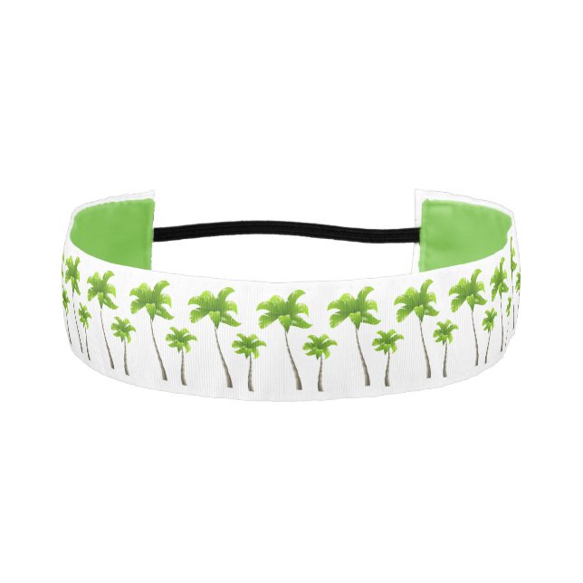 Palm Trees 1-1/2" Non-Slip Headband (Front)