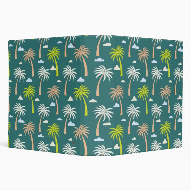 Palm Trees 3 Ring Binder (Background)