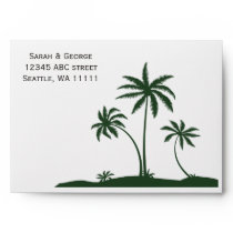 palm trees 5x7 envelopes