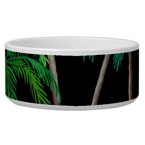 Palm Trees Acrylic Summer Pattern Bowl
