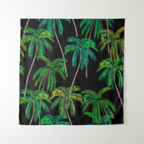 Palm Trees Acrylic Summer Pattern Tapestry