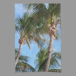 Palm Trees Against Blue Sky Towel