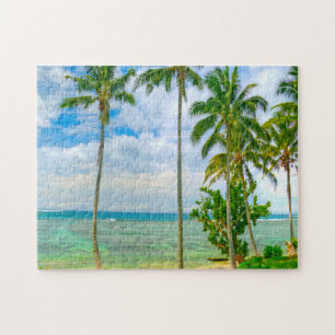 Palm Trees American Samoa. Jigsaw Puzzle