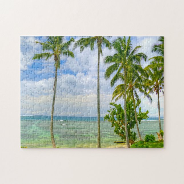 Palm Trees American Samoa. Jigsaw Puzzle (Horizontal)