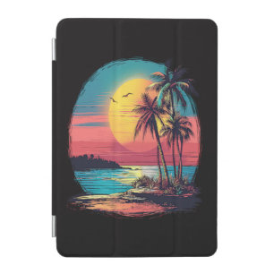Palm trees and beach iPad mini cover