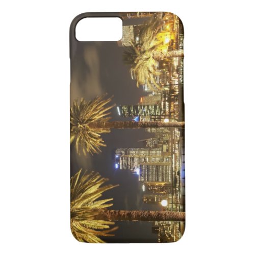 Palm Trees and CBD at Night Sydney New South iPhone 87 Case