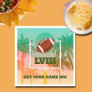 Palm Trees and Football Uprights Party Napkins