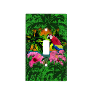 Palm Trees And Island Sunsets Light Switch Cover