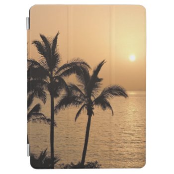 Palm Trees And Romantic Sunset Ipad Air Cover by beachcafe at Zazzle
