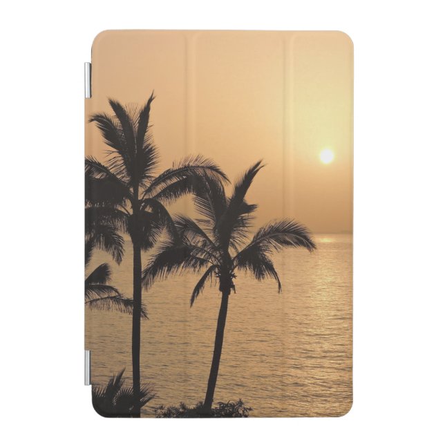 Palm Trees and Romantic Sunset iPad Mini Cover (Front)