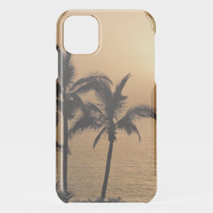 Palm Trees and Romantic Sunset iPhone 11 Case