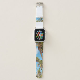 Palm trees apple watch band