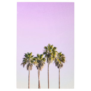 Palm Trees Art Metal Print