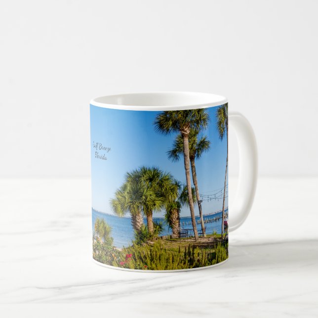 Palm Trees Bayside Morning Classic Mug (Front Right)