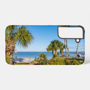 Palm Trees Bayside Morning Samsung Phone Case