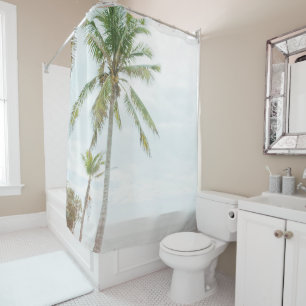 Palm Trees Beach Dream #2 #tropical Shower Curtain