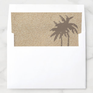 Palm Trees & Beach Sand Envelope Liner