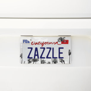 Palm Trees Beauty #8 #tropical #wall #art  License Plate Frame